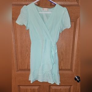 Altar'd state teal dress